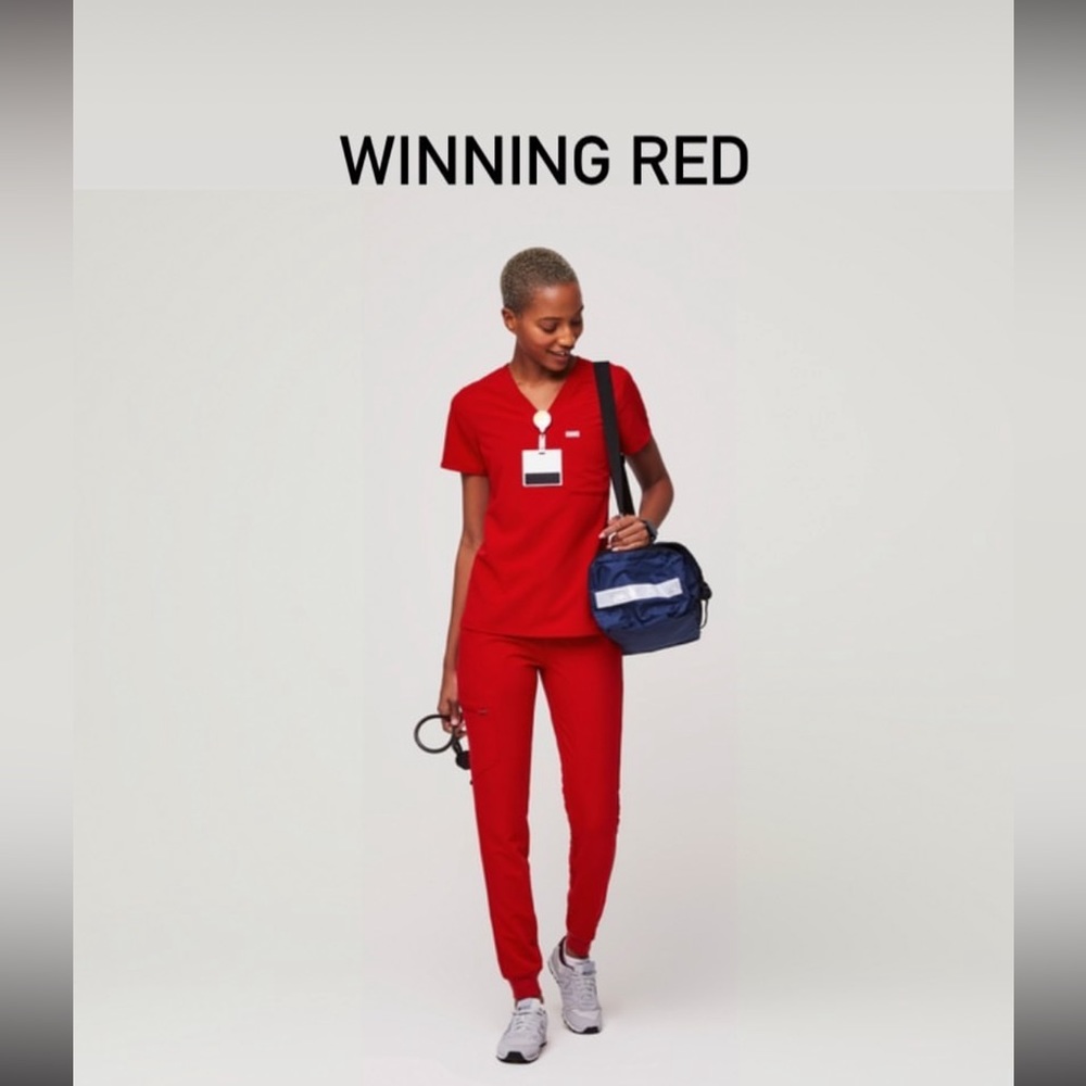 Figs scrubs winning red